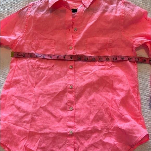 Lilly Pulitzer Sea View Linen Button Down Top - Picture 12 of 15